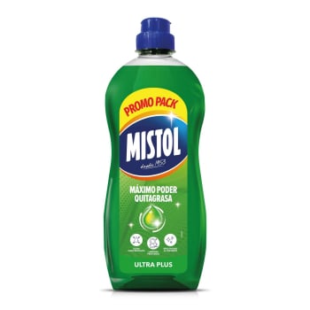 Lavavajillas a mano concentrado Ultra Plus Mistol 1,25 l.