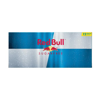 Red Bull Sugarfree Bebida Energética pack 12 latas 25 cl.