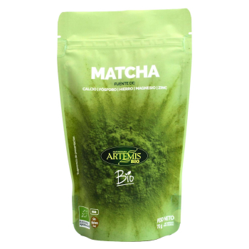 Té matcha ecológico Artemis Bio sin gluten doy pack 70 g.