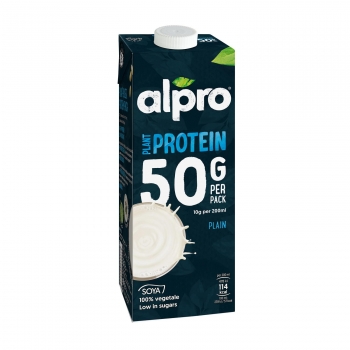 Bebida de soja alta en proteínas Alpro sin gluten sin lactosa brik 1 l.