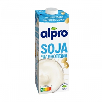 Bebida de soja Alpro sin gluten y sin lactosa brik 1 l.