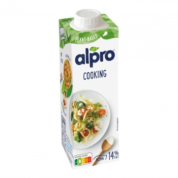 Preparado de soja para cocinar Alpro sin gluten y sin lactosa 250 ml.