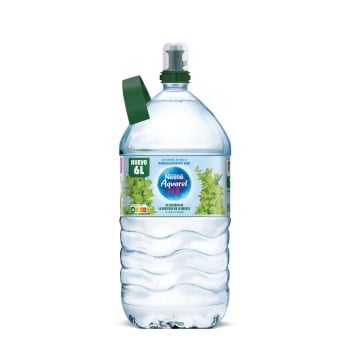 Agua mineral Nestlé Aquarel tapón dispensador 6 l.