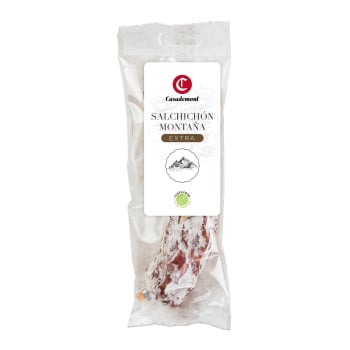 Salchichón montaña extra Casademont sin gluten 250 g.