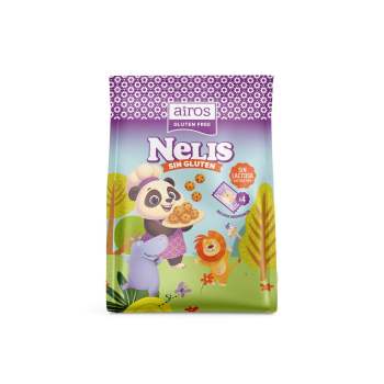 Bollería con pepitas de chocolate 9% Airos sin gluten y sin lactosa 160 g.