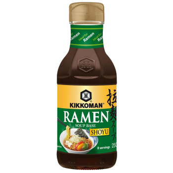 Salsa ramen shoyu Kikkoman botella 250 ml.