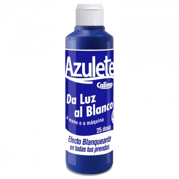Blanqueador líquido Azulete Calimp 250 ml.