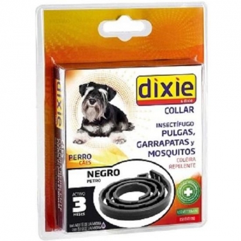 Collar insectifugo para perro negro Dixie