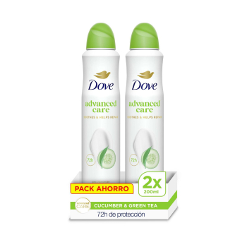 Desodorante Spray Original Advanced Care Dove 2 X 200Ml