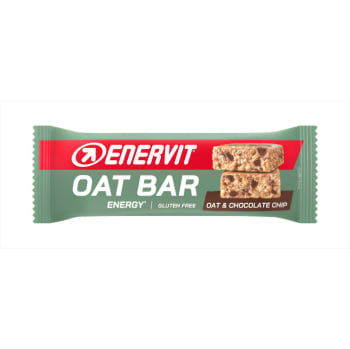 Barrita energética de avena con chips de chocolate Enervit sin gluten 50 g.