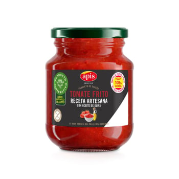 Tomate frito con aceite de oliva receta casera Apis sin gluten 300 g.
