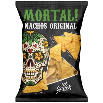 Nachos sabor original Mortal Tot Snack 130 g.