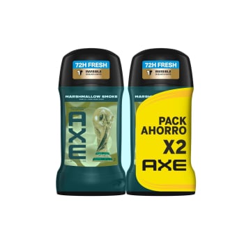 Desodorante en stick invisible Marshmallow Smoke Axe pack de 2 unidades de 150 ml. 2 x 150 ml
