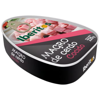 Magro de cerdo cocido Iberitos sin gluten 220 g.