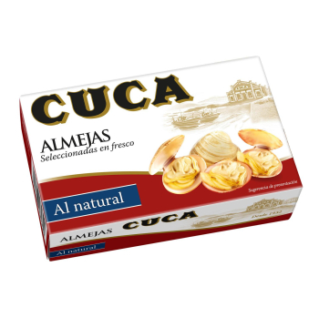 Almejas al natural Cuca 63 g.