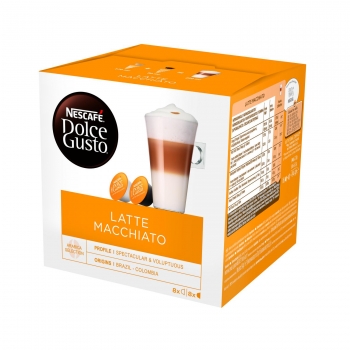 Café latte macchiato en cápsulas Nescafé Dolce Gusto pack de 8 ud. 