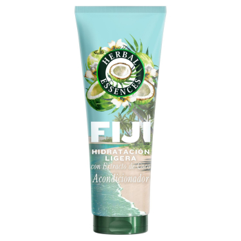 Acondicionador hidratación ligera con extracto de coco Fiji Herbal Essences 250 ml.