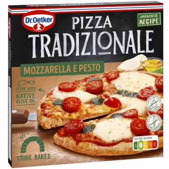 Pizza mozzarella e pesto Tradizionale 385 g