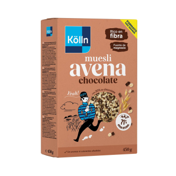 Muesli de avena con chocolate Kölln 450 g.