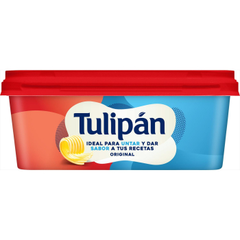 Margarina original Tulipán sin gluten y sin lactosa 225 g.