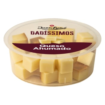 Queso madurado ahumado en dados Juan Luna bote 90 g.