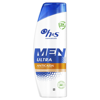 Champú anticaspa anticaída Men Ultra H&S 300 ml.