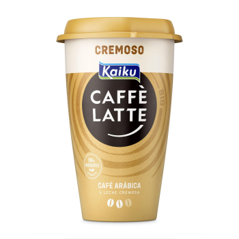 Café latte cremoso Kaiku Mr.Big sin gluten 370 ml.