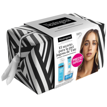 Pack Neutrógena Hydro Boost: Gel de agua limpiador 200 ml + Gel de agua 50 ml + Fluido hidratante 15 ml + neceser