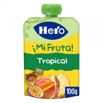Bolsita de fruta tropical Hero Mi Fruta sin gluten 100 g.