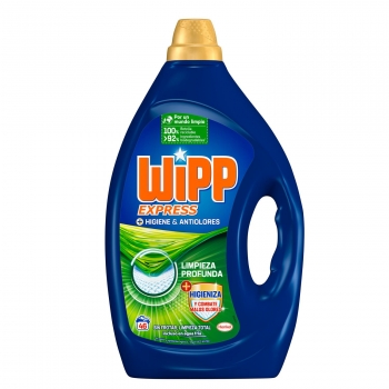 Detergente líquido limpieza profunda higiene & antiolores Wipp Express 46 lavados.