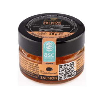 Perlas de salmón ahumado Cataliment 50 g.