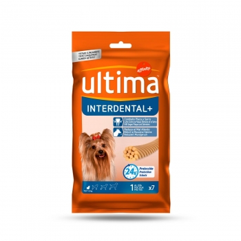 Snack dental para perro adulto toy Ultima Interdental 70 g.
