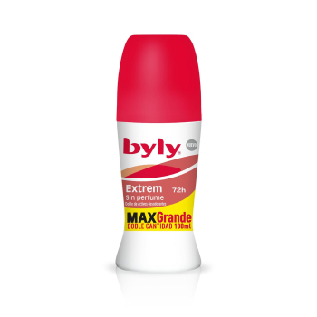 Desodorante roll-on sin perfume Extrem Byly 100 ml.