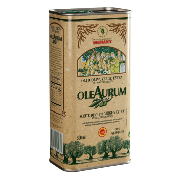 Aceite de oliva virgen extra Oleaurum lata 500 ml.
