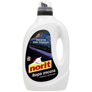 Detergente líquido ropa oscura Norit 40 lavados.