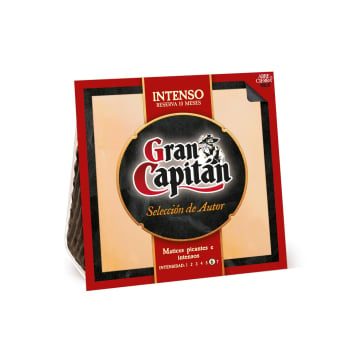 Queso intenso Gran Capitán cuña de 200 g.