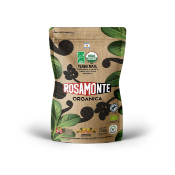 Yerba mate ecológico Rosamonte sin gluten 250 g.