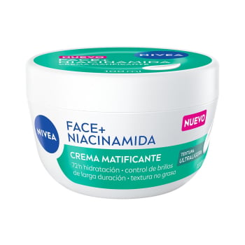 Crema facial matificante face+niacinamida Nivea 100 ml.