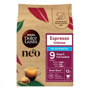 Café cápsulas descafeinado intenso Nescafé Dolce Gusto Neo 12 ud.