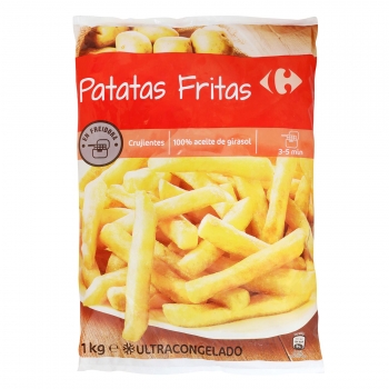 Patatas fritas clásicas Carrefour 1 kg.