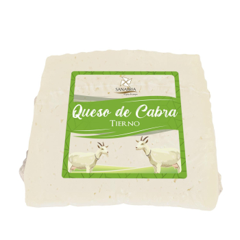 Queso de cabra tierno Sanabria cuña 250 g.