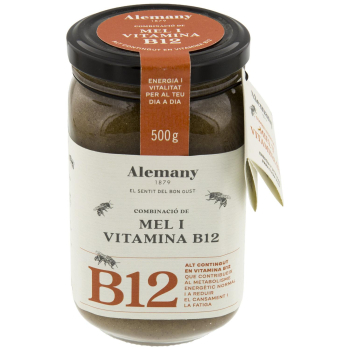 Miel con vitamina B12 Alemany 500 g.