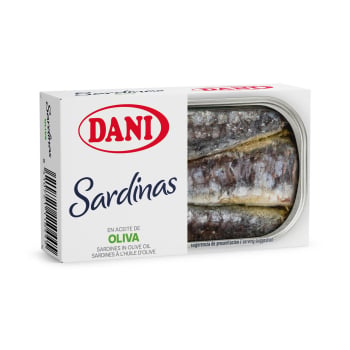 Sardinas en aceite de oliva Dani 90 g.