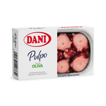 Pulpo en aceite de oliva Dani 68 g.