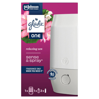 Ambientador spray automático relaxin zen aparato y recambio Glade One 1 ud.