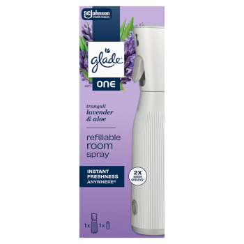 Ambientador en spray recargable aroma lavanda y aloe Glade One 1 ud.
