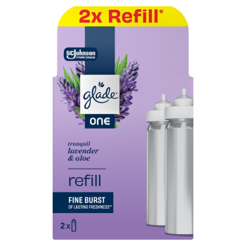 Ambientador automático aroma a lavanda y aloe recambio Glade One 2 ud.
