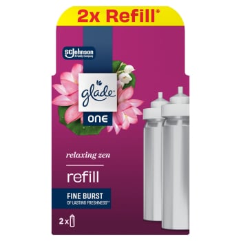 Ambientador automático relaxing zen recambio Glade One 2 ud.