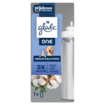 Ambientador automático especial mascotas recambio Glade One 1 ud.