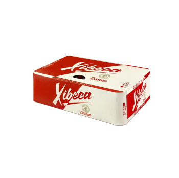 Cerveza Xibeca suave pack de 24 latas de 33 cl. 24 x 33 cl
